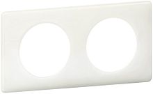 Рамка универсальная Legrand Celiane 2-м. белый глянец картинка